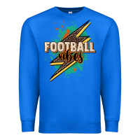 True Royal Football Vibes Premium Sweatshirt - HowdyJamesFarm