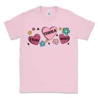 Bubblegum Pink tacos tequila anxiety Classic Tee - MaliasSmallBusiness