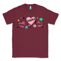 Burgundy tacos tequila anxiety Classic Tee - MaliasSmallBusiness