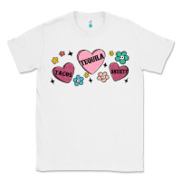 White tacos tequila anxiety Classic Tee - MaliasSmallBusiness