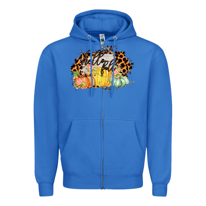 Hello Fall Zipper Hoodie by Bettercallsaul | Teevron