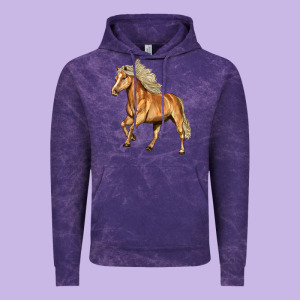 Haflinger Horse Vintage Hoodie Designed By Lillyallendesigns