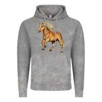Cloud Rock Haflinger Horse Vintage Hoodie - LillyAllenDesigns