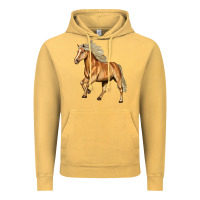 Vintage Mustard Haflinger Horse Vintage Hoodie - LillyAllenDesigns