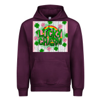 Mauve Wine lucky charm st patricks Urban Hoodie - FaDigitalArtStudio