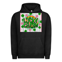 Pigment Black lucky charm st patricks Urban Hoodie - FaDigitalArtStudio