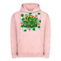 Pigment Salmon lucky charm st patricks Urban Hoodie - FaDigitalArtStudio