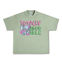 Oil Green totally adorable Urban Heavy Tee - MaliasSmallBusiness