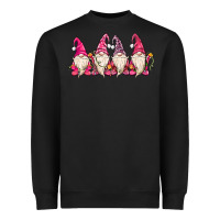 Black christmas gnomies Heavyweight Sweatshirt - MaliasSmallBusiness