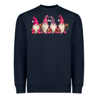 Navy christmas gnomies Heavyweight Sweatshirt - MaliasSmallBusiness