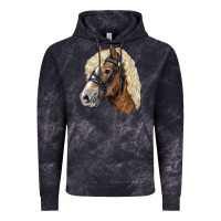 Cloud Black Haflinger Avelignese Horse Vintage Hoodie - LillyAllenDesigns