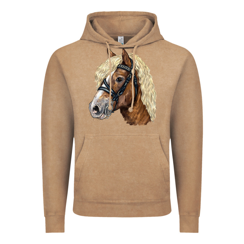 Haflinger Avelignese Horse Vintage Hoodie by LillyAllenDesigns | Teevron