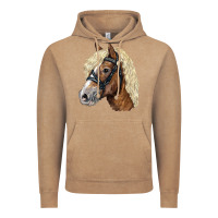 Vintage Coffee Haflinger Avelignese Horse Vintage Hoodie - LillyAllenDesigns