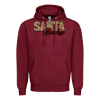 Burgundy Santa Baby Zipper Hoodie - Bettercallsaul