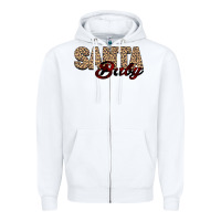 White Santa Baby Zipper Hoodie - Bettercallsaul