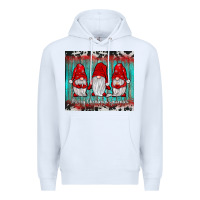 White merry christmas gnomies tumbler Premium Hoodie - JahusDesignShop