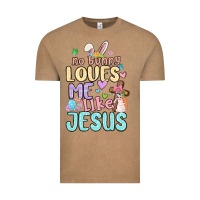 Vintage Coffee no bunny loves me like jesus Vintage Tee - MaliasSmallBusiness