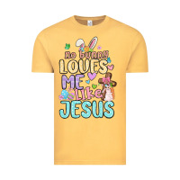 Vintage Mustard no bunny loves me like jesus Vintage Tee - MaliasSmallBusiness