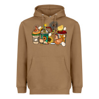 Toasted Coconut Chicken coffee cups Heavyweight Hoodie - HowdyJamesFarm