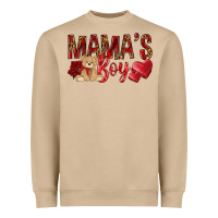 Mushroom mamas boy with leopard Heavyweight Sweatshirt - NancyCooperArtShop