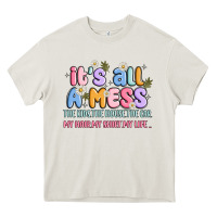 Cream its all a mess Heavy Core Tee - JahusDesignShop