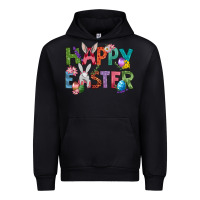 Black Western Happy Easter Urban Hoodie - BundleAndBundleShop
