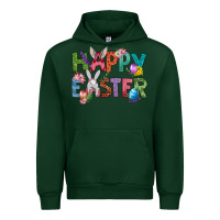 Forest Green Western Happy Easter Urban Hoodie - BundleAndBundleShop
