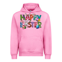 Fuchsia Pink Western Happy Easter Urban Hoodie - BundleAndBundleShop