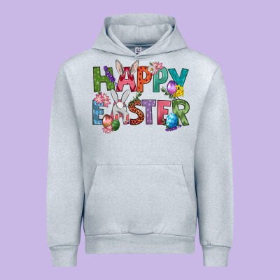 Western Happy Easter Urban Hoodie Designed By Bundleandbundleshop