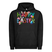 Pigment Black Western Happy Easter Urban Hoodie - BundleAndBundleShop