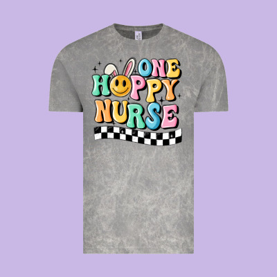 One Happy Nurse Vintage Tee Designed By Maliassmallbusiness