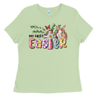 Matcha My First Easter Bunny Ladies Tee - RanaPortraitStore