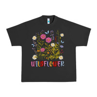 Pigment Black wildflower malias Urban Heavy Tee - MaliasSmallBusiness