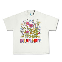 Pistachio wildflower malias Urban Heavy Tee - MaliasSmallBusiness