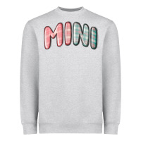 Heather Grey mini christmas plaid Heavyweight Sweatshirt - MaliasSmallBusiness