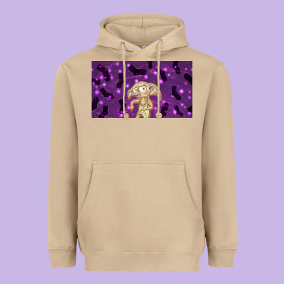 Elf With Big Ears And Socks Heavyweight Hoodie Designed By Tumblerdesignbyshophia