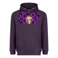 Plum elf with big ears and socks Heavyweight Hoodie - TumblerDesignByShophia