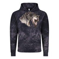 Cloud Black Arabian Horse Vintage Hoodie - LillyAllenDesigns