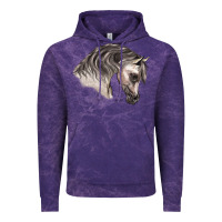 Cloud Purple Arabian Horse Vintage Hoodie - LillyAllenDesigns