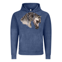 Vintage Denim Arabian Horse Vintage Hoodie - LillyAllenDesigns