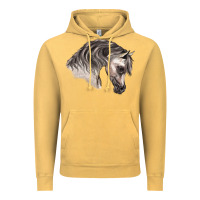 Vintage Mustard Arabian Horse Vintage Hoodie - LillyAllenDesigns