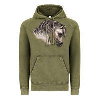 Vintage Olive Arabian Horse Vintage Hoodie - LillyAllenDesigns