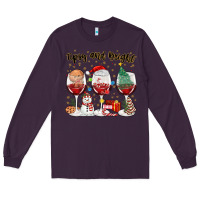 Plum tipsy and bright christmas Long Sleeve Tee - MaliasSmallBusiness