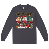 Smoke tipsy and bright christmas Long Sleeve Tee - MaliasSmallBusiness