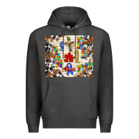 Charcoal Heather Faith puzzle ribbon tumbler Premium Hoodie - TumblerDesignByShophia