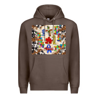 Coffee Faith puzzle ribbon tumbler Premium Hoodie - TumblerDesignByShophia