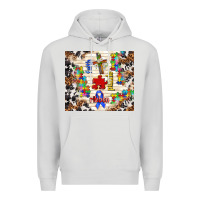 Dove Grey Faith puzzle ribbon tumbler Premium Hoodie - TumblerDesignByShophia
