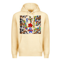 Pina Colada Faith puzzle ribbon tumbler Premium Hoodie - TumblerDesignByShophia