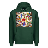 Sports Green Faith puzzle ribbon tumbler Premium Hoodie - TumblerDesignByShophia