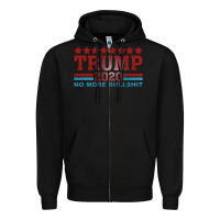 Black TRUMP 2020 Zipper Hoodie - Bettercallsaul